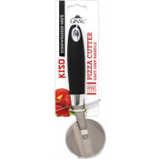 Wholesale - GINSU PIZZA CUTTER WITH BLACK EMBOSSED HANDLE C/P 48, UPC: 810002207709